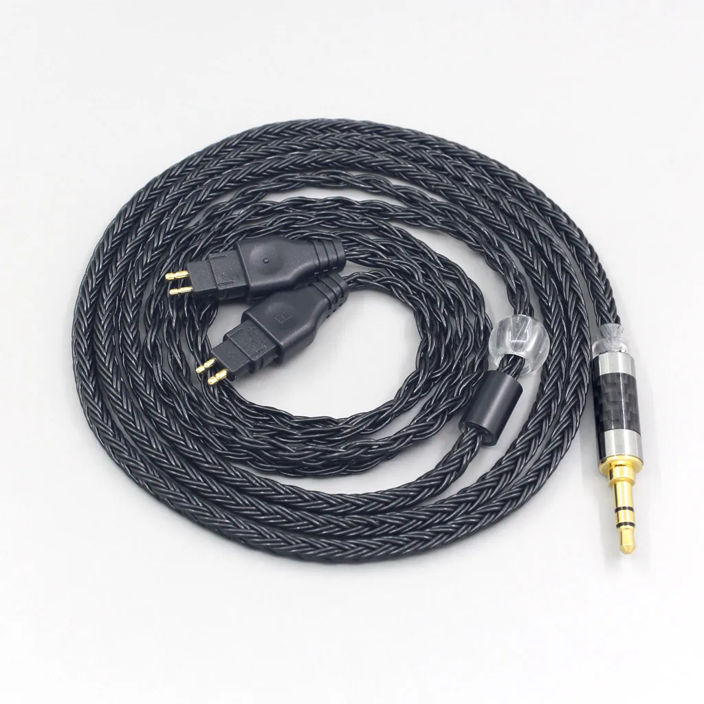 LN007728 16 Core Black OCC Earphone Cable For Sennheiser HD580 HD600 HD650 HDxxx HD660S HD58x HD6xx Headphone