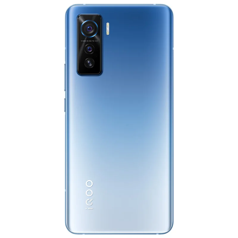 Быстрая доставка смартфон Vivo IQOO 5 6 56 дюймов 120 Гц 12 Гб ОЗУ 256 ПЗУ 50 0 МП 55 Вт