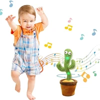 learning to speak twisting plush toy luminous recording cactus plush toy electric singing songs dancing and twisting cactus