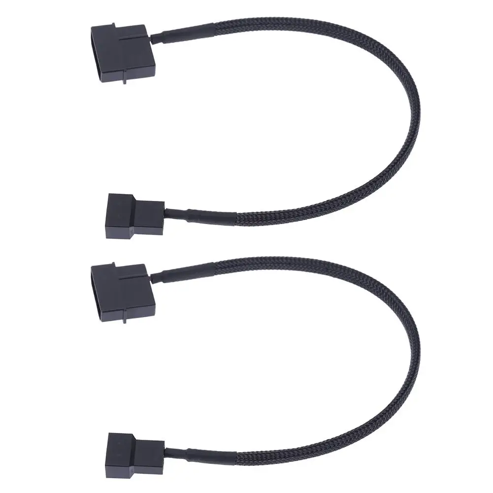 

2pcs 4pin IDE Molex to 1-Port 3Pin/4Pin Cooling Fan Splitter Power Cable