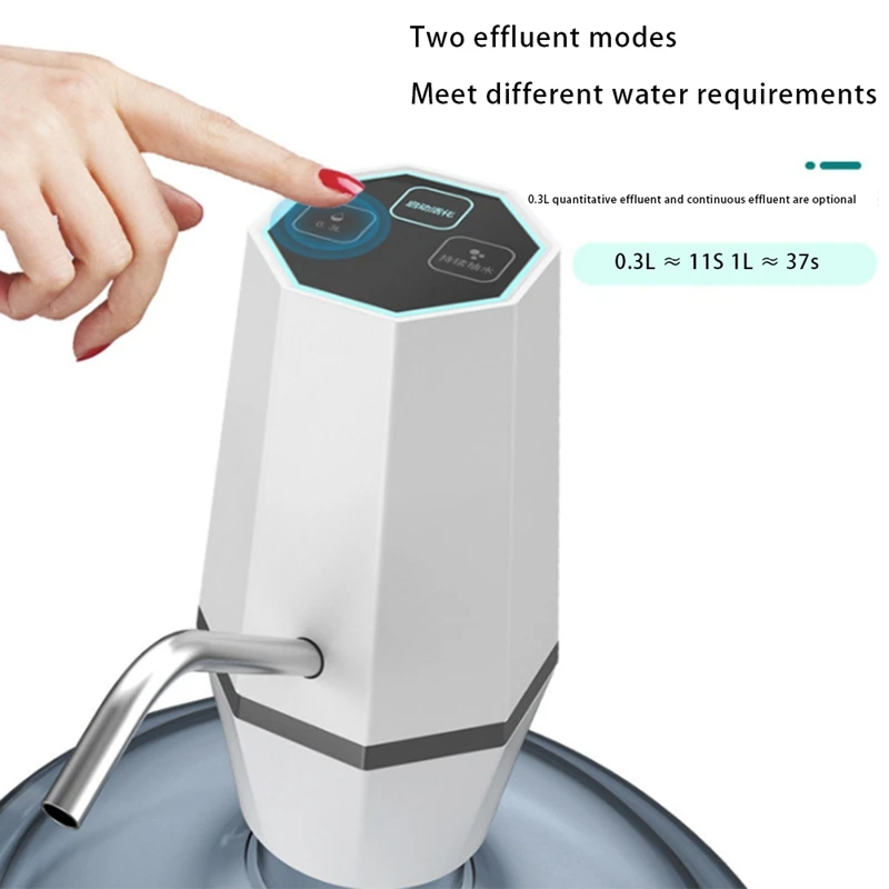 

Electric Drinking Water Pump Portable Water Dispenser Universal USB Charging Water Bottle Pump