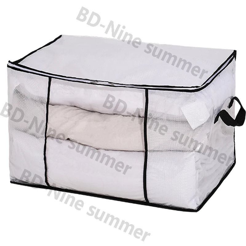 

Clothes Quilt Storage Bag Foldable Storage Bag Dust-Proof And Moisture-Proof Pvc Storage bag Household Storage Appliances