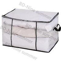 clothes quilt storage bag foldable storage bag dust proof and moisture proof pvc storage bag household storage appliances