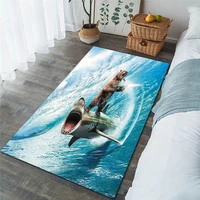 shark bear area rug 3d printed rugs mat rugs anti slip large rug carpet home decoration 01