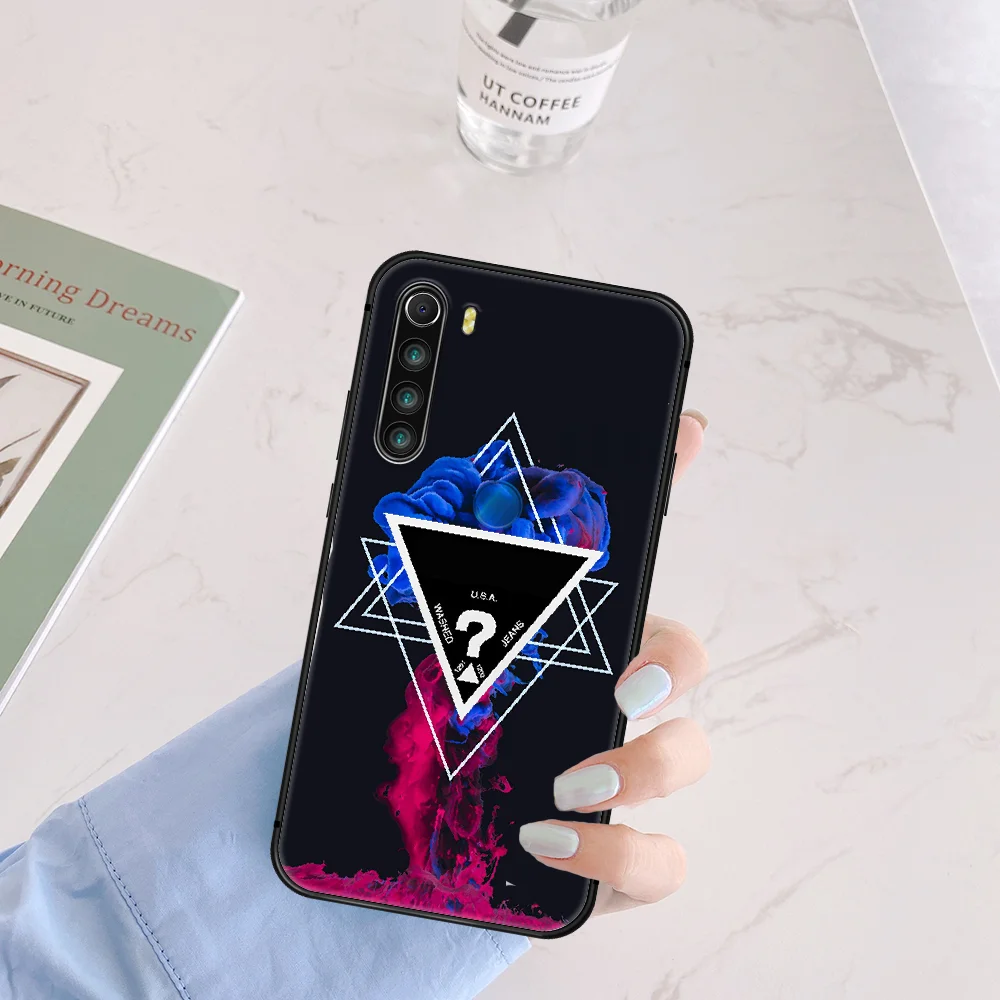

Luxury Brand Fashion Guesses Phone Case Cover Hull For XIAOMI Redmi 7 7A 8 8A 9 9C Note 6 7 8 9 9S K20 Pro K30 black Cover 3D