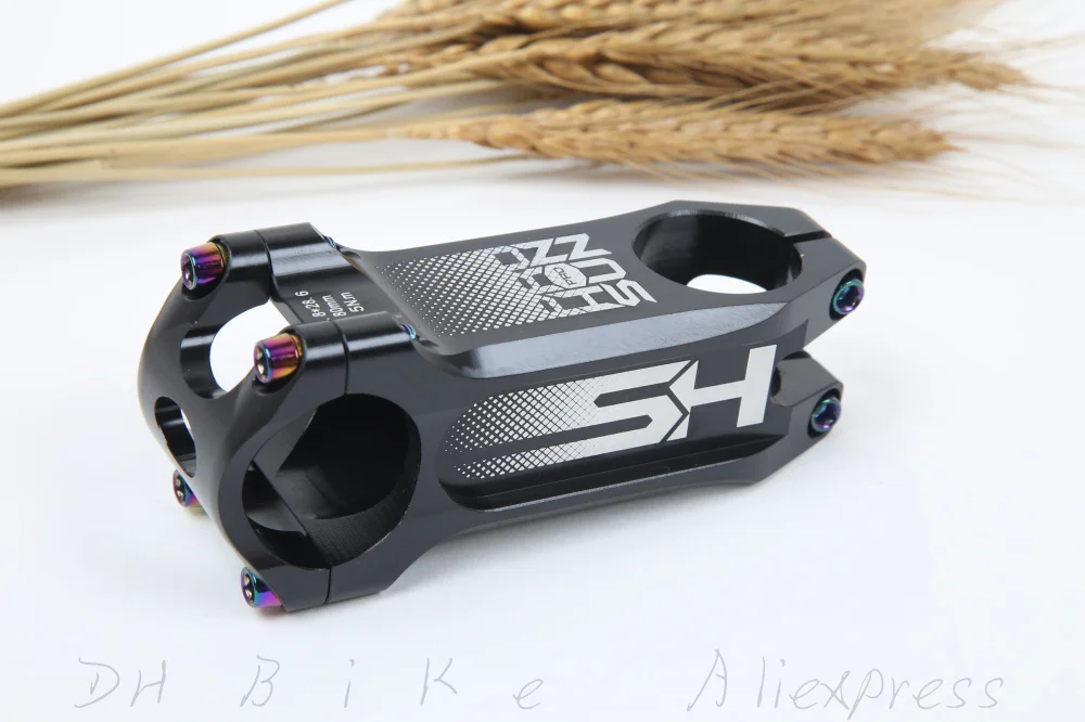 Высокое качество PROHONSUN алюминиевый сплав 6061 T6 CNC PVD MTB велосипедный стержень 0 градусов 80 мм Красочные DIY дорожный вынос руля для горного велосипеда