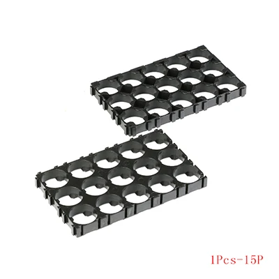 1Pcs-15P 5 шт. 1/2/3/15/20P 18650 Батарея держатель кронштейн DIY цилиндрические батареи приспособление анти Вибрация чехол литейный Ящик Контейнер для хранения - Цвет: 1Pcs-15P