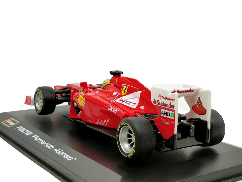 Модель гоночного автомобиля Bburago 1/32 1:32 Ferrari F2012 Фернандо Алонсо No5 F1 формула 1