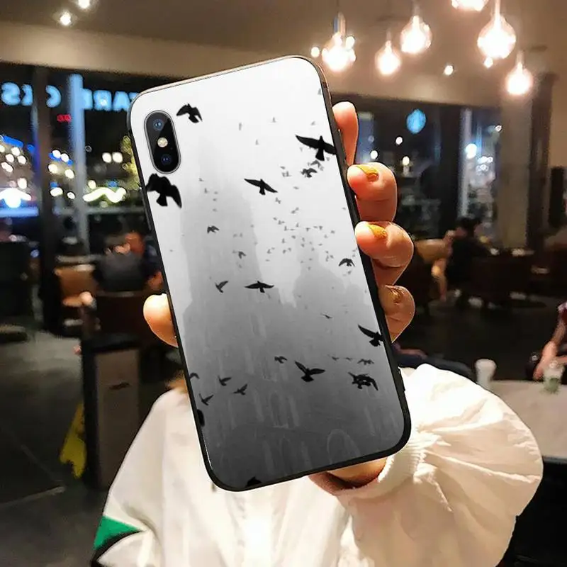 

Swallow Wild goose Bird animals high quality luxury shell Phone Case for iPhone 11 12 pro XS MAX 8 7 6 6S Plus X 5S SE 2020 XR