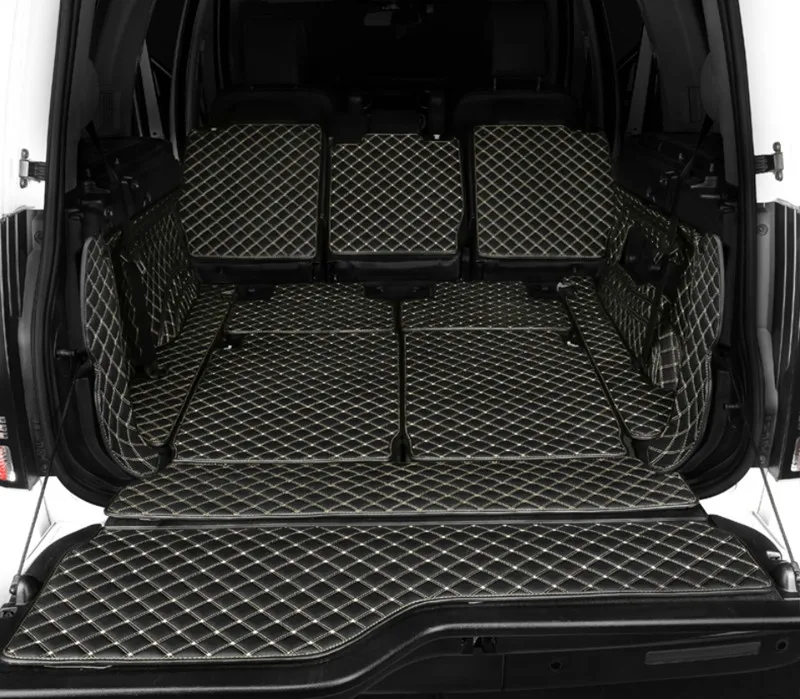Высшее качество! Специальные коврики для багажника Land Rover Discovery 4 2016-2010 7-местные