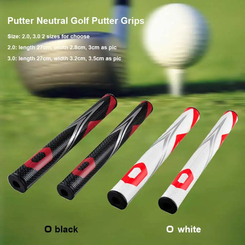 

Golf Grip Golf Clubs PU Putter Neutral Grips 2.0 3.0 Ultralight Black White Unique Design Anti Slip length 27cm 45g 60g