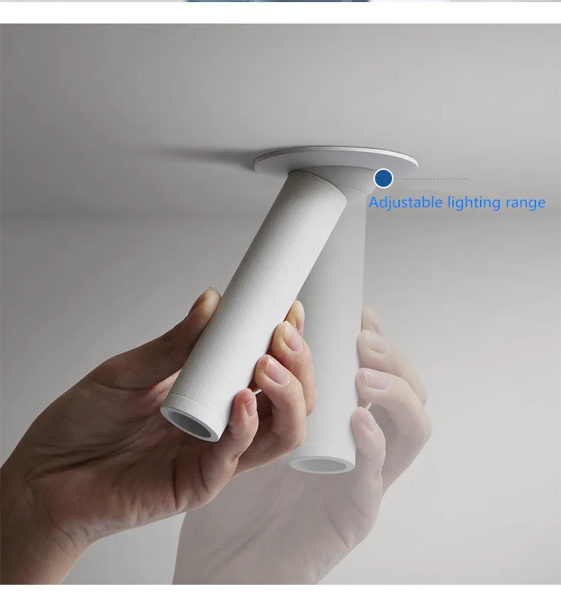 Светодиодный точечный светильник Artpad s 3 Вт 5 7 вращающийся на 360 ° скрытый Famliy Store