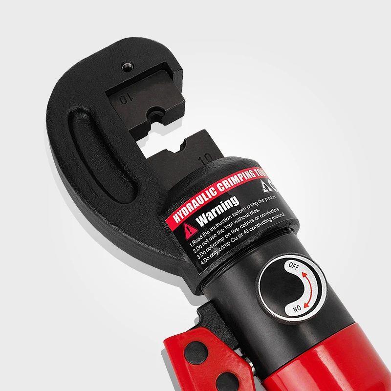 Гидравлический нажимной инструмент для наконечников кабелей силовым кабелем 10-120 мм2 Электрический набор проводов для аккумуляторных клемм HP-120 C.