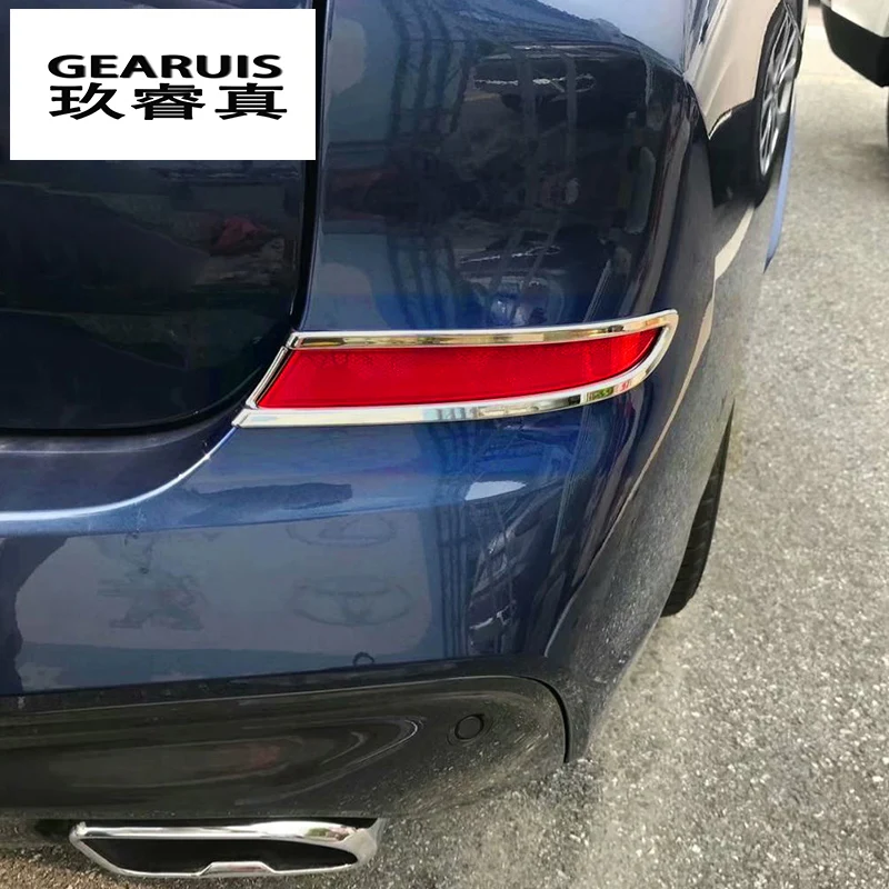 Автомобильный Стайлинг багажника внешняя хромированная лампа заднего