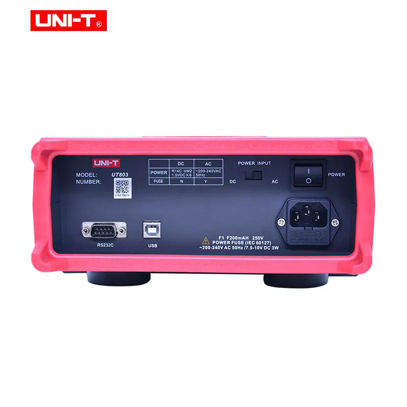 Цифровой мультиметр UNI-T True RMS UT803 вольтметр амперметр постоянного и переменного