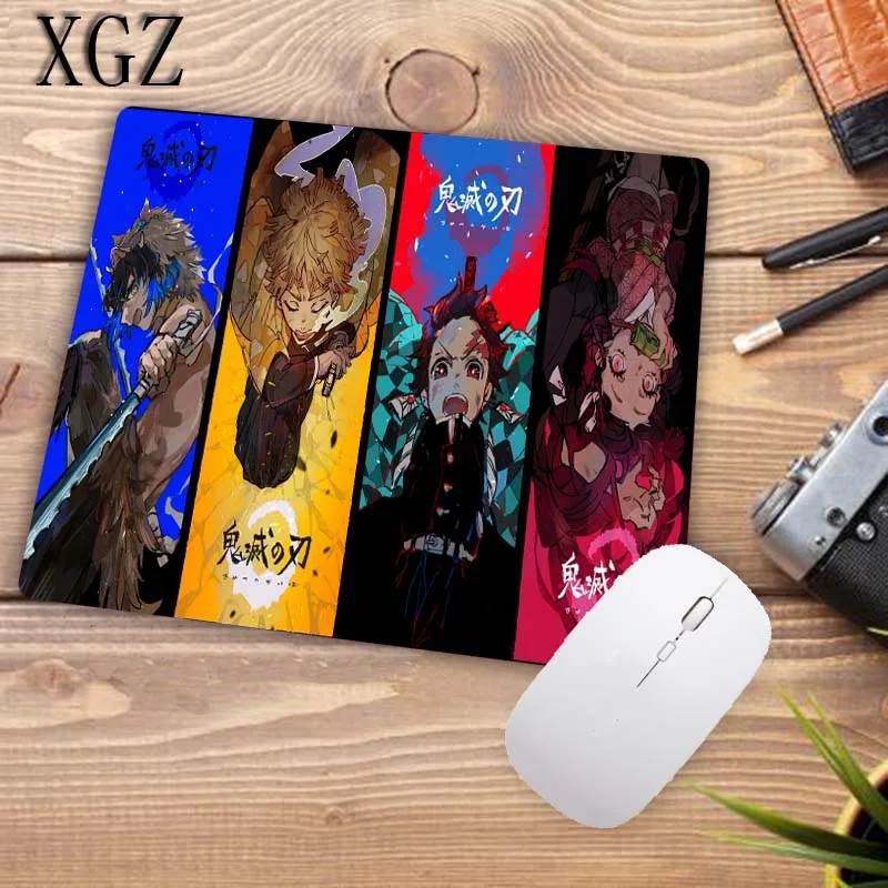 XGZ Высокое качество аниме Kimetsu No Yaiba DIY Дизайн коврик для игровой мыши маленький размер коврик для мыши клавиатуры коврик 22X18 см Большой акция