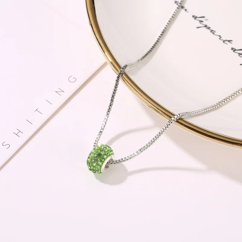 9 стилей стразы для шин ожерелье лучших друзей Женская разноцветная подвеска Bff