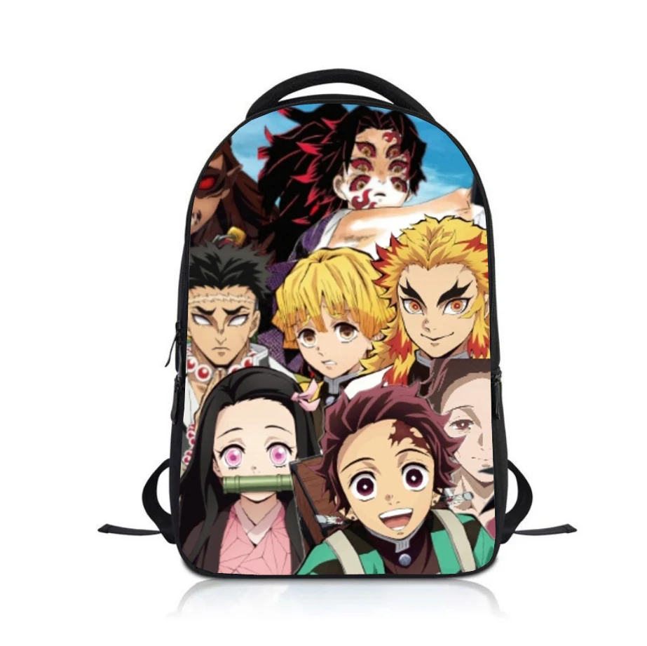 Рюкзак для студентов с аниме «рассекающий демонов», школьный ранец, детский мультяшный рюкзак для мальчиков и девочек, детская сумка для кн...