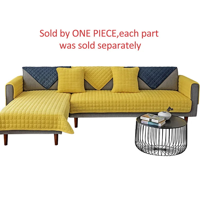 Утолщенный вельветовый чехол для дивана Реверсивный моющийся чехол для дивана для питомца собаки детский коврик защита мебели съемный подлокотник чехол
