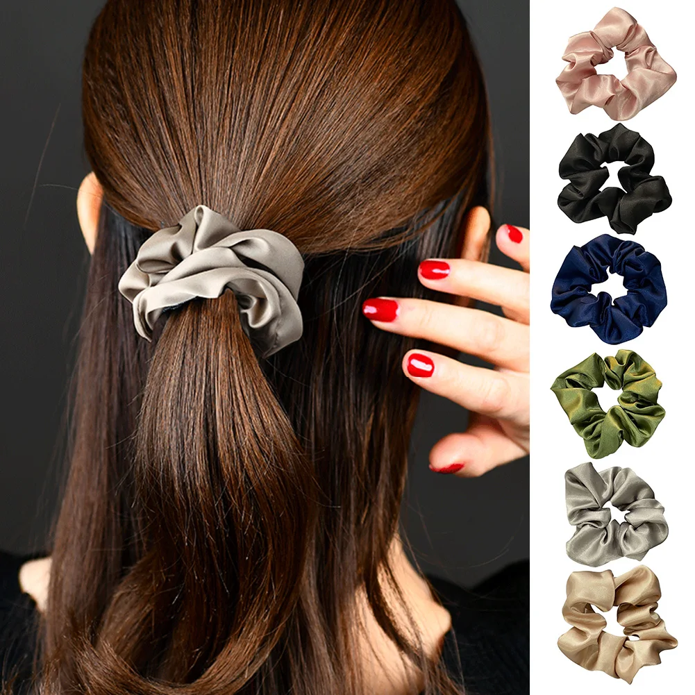 

2020 New Women Hair Accessories Elastic Women Lady Girl Hair Band Hair Holder Stretchy Smooth Hairband