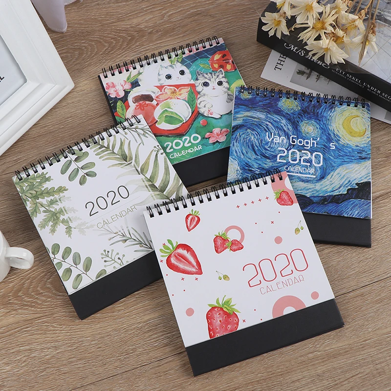 1 шт. 2020 новый шаблон Настольный стоящий годовой календарь Памятка ежедневное
