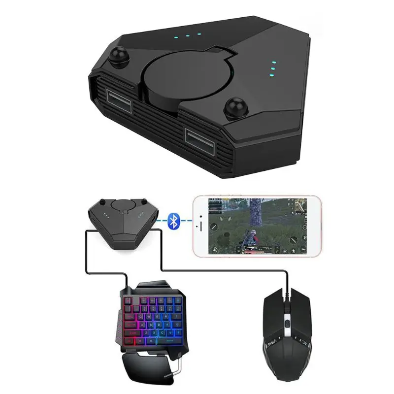 

Геймпад Pubg Mobile Bluetooth Game Controller игровая клавиатура и мышь конвертер