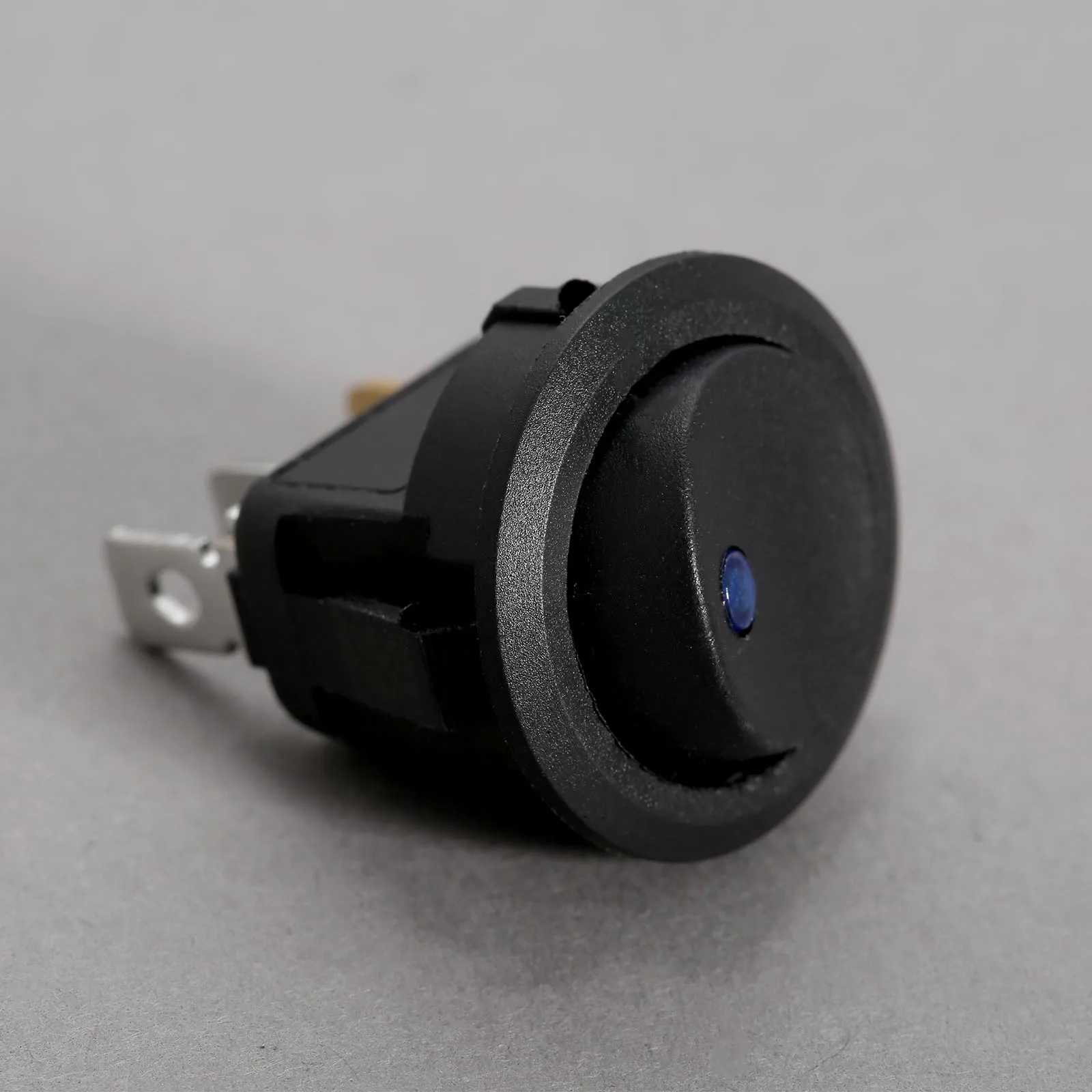 5 шт. DC 12 В синий светодиодный круглый переключатель точечный выключатель