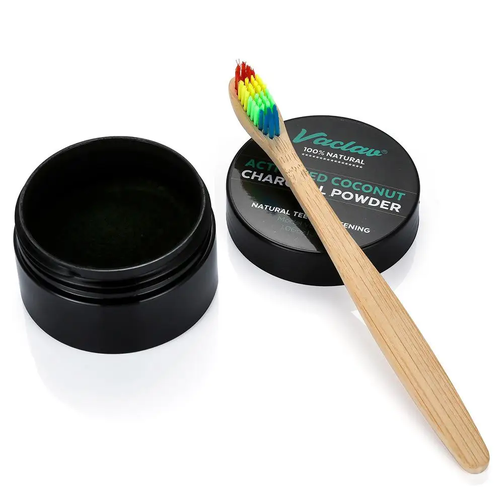 Яркий гламурный отбеливание зубов порошок натуральный активированный