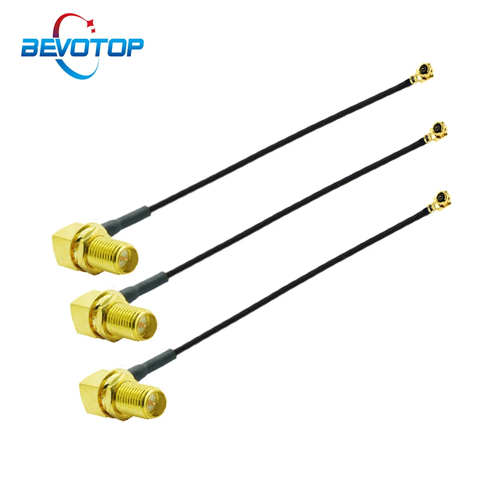 1 шт. u.FL IPX IPEX1 SMA женский 90 градусов Jack 3G 4G 5G WI-FI коаксиального кабеля в RF1.13 гибкий удлинитель джемпер