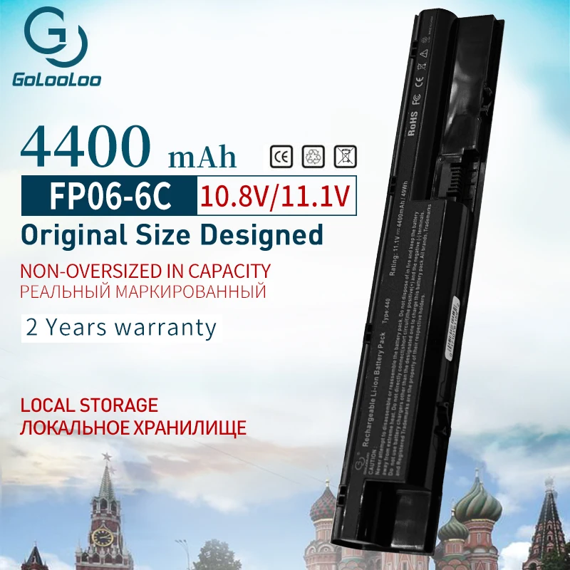 Аккумулятор 5200 мАч FP06 FP06XL FP09 для HP HSTNN UB4J W92C W93C W94C 707617 421 708457 001 708458 001|battery for hp|6 cell
