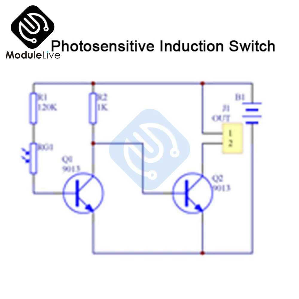 Светочувствительный индукционный выключатель светильник с сенсором управления
