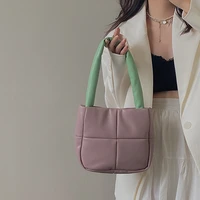 barabum cute square soft cotton filled casual handbag