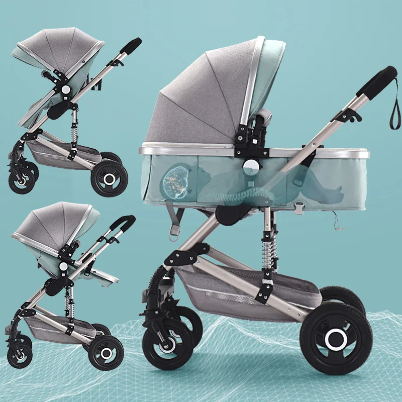 Детская прогулочная коляска для малышей автомобильное сиденье 3 в 1 люлька