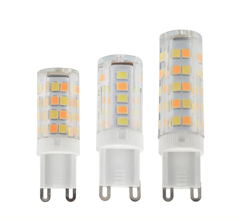 

G9 led bead 2835 Трехцветная диммируемая 3 Вт 5 Вт 7 Вт керамическая Светодиодная лампа G4 G9