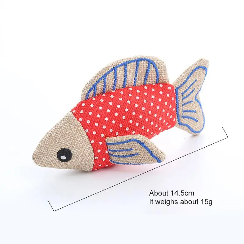 

1PC Interactive Cat Toys Pet Products Japanese Canvas Material Cute Modeling Puppet Catnip Toys Kitten Pet Accessories