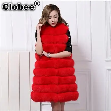 2019 6XL зима осень veste femme женская длинная шуба Chaqueta mujer без рукавов Длинные