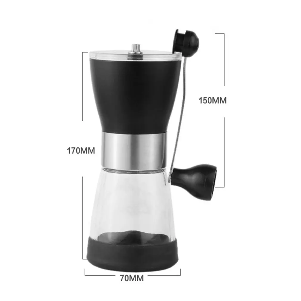 

Portable Manual Ceramic Coffee Grinder Washable ABS Ceramic Core Stainless Steel Home Kitchen Mini Manual Hand Coffee Machine