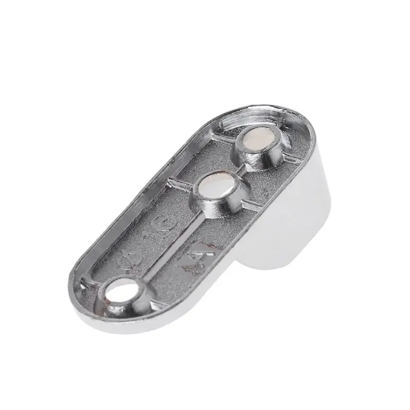 

2pcs Wardrobe Clothes Tube Support Closet Rod End Bracket Thickening Holder