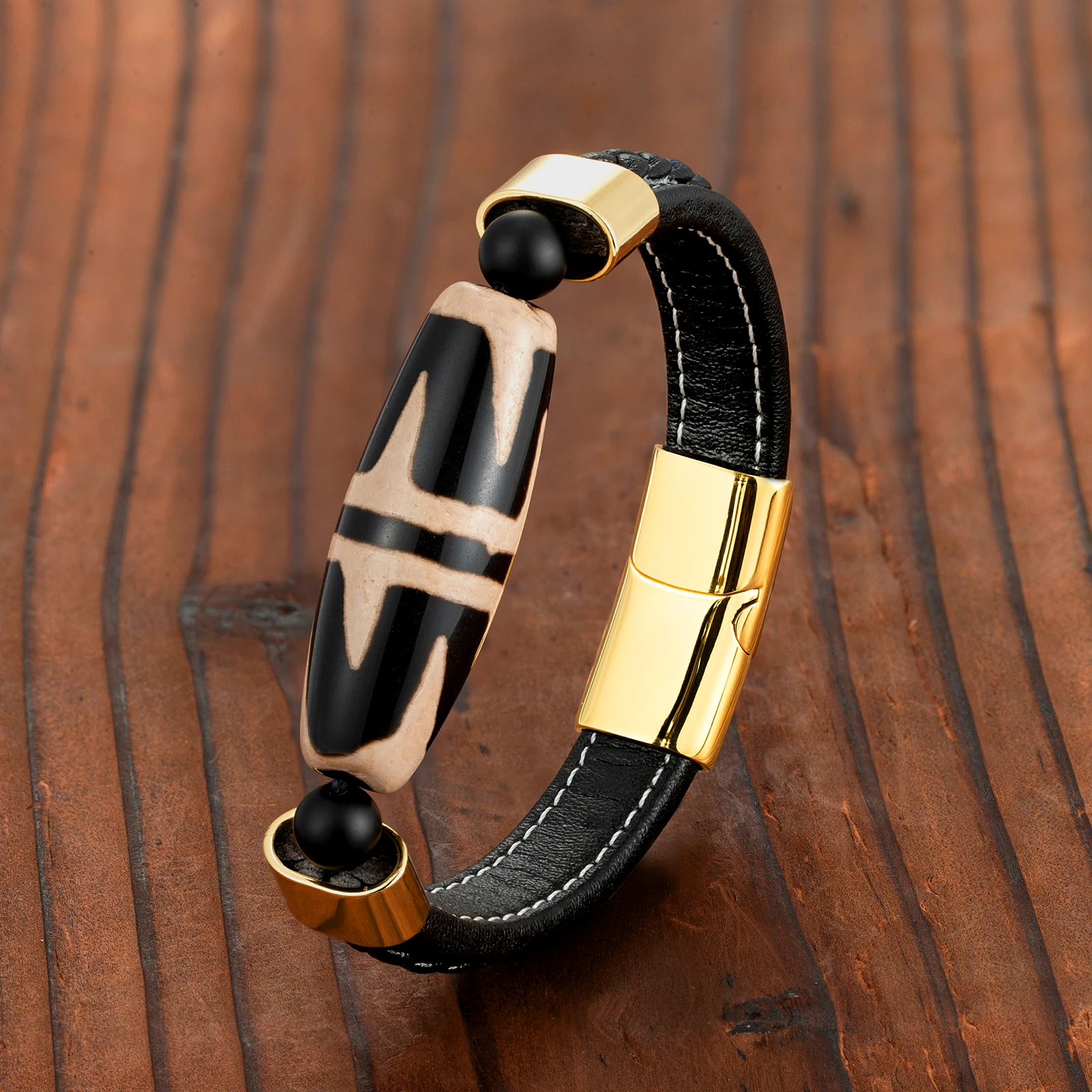 Новинка 2021 большие бусины Dzi с тигровым зубом ювелирные изделия из натурального