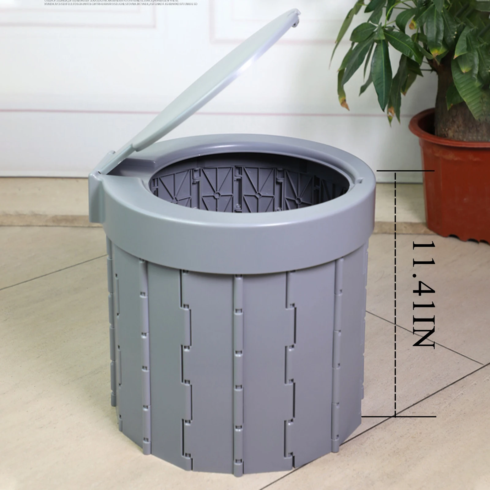 

Camping Toilet Seat Foldable Toilet Portable Outdoor Camping Toilet Mobile Commode Chair With Lid For Camping Hiking Travel