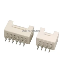 vertical phb 2 0mm connector 2 0mm male socket right angle double row with buckle phb connectors 2234567810p