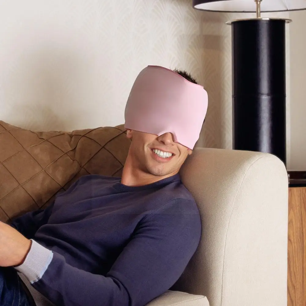 

Ледяной пакет, регулируемый холодный пакет для облегчения боли в глазах, растягивающийся ледяной пакет для глаз от мигрени, F6v0