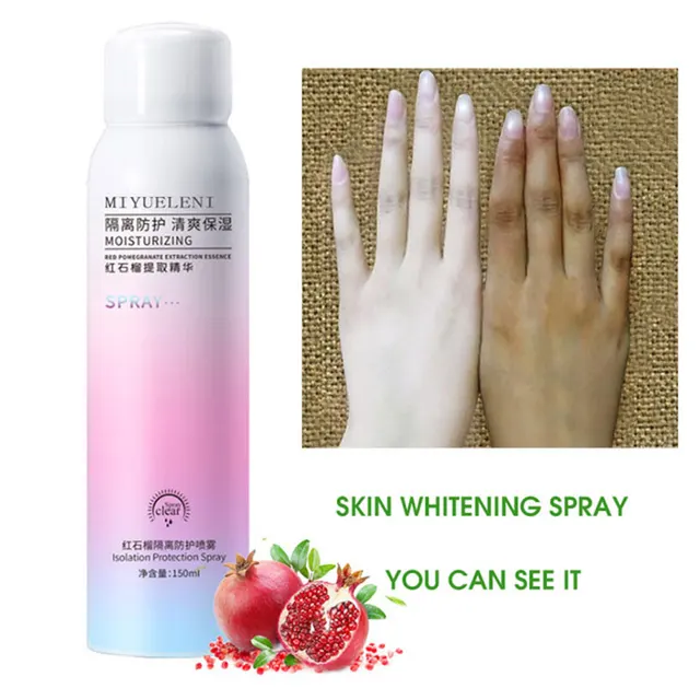 150ml Red Pomegranate Whole Body Sunscreen Isolation Spray Make-up Cosmetics Facial Sunscreen Whitening 1
