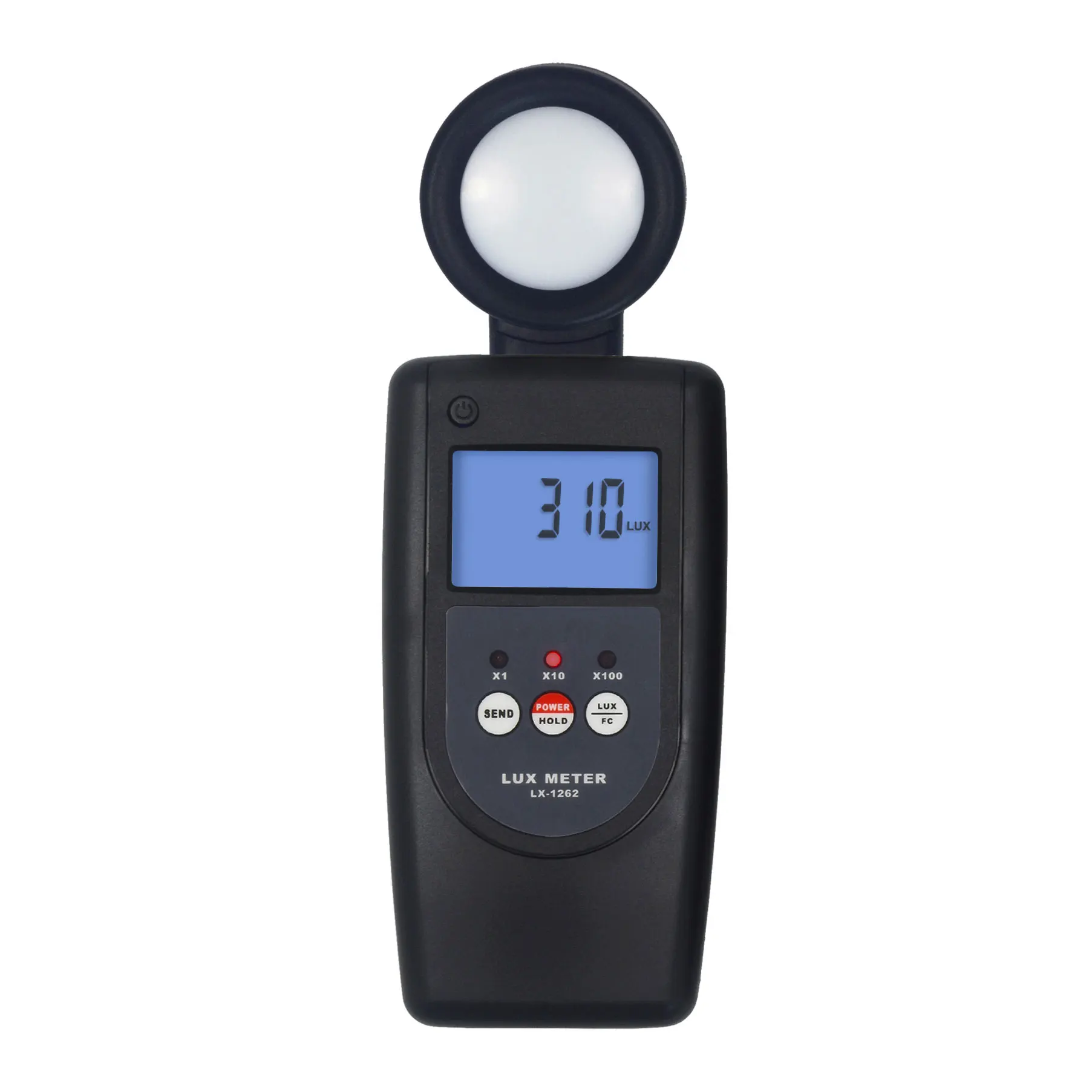 

LX-1262 Digital Lux Meter Light Meter Luminometer Range 0~20,000 FC Accuracy ±(5%n+5d)