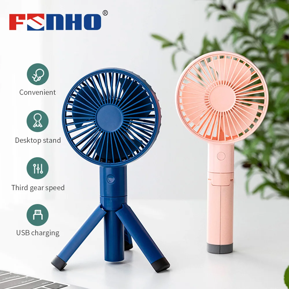 Портативный Электрический мини вентилятор FUNHO компактный кулер с зарядкой от USB