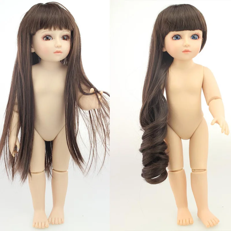 

BJD naked baby doll 45cm 1/4 BJD ball Jointed girl vinyl doll can make up, dress up doll, play house toys gift