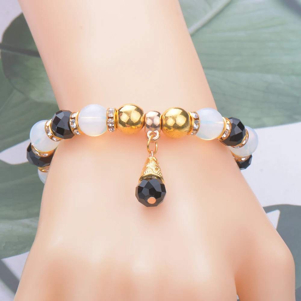 10 шт./лот модный браслет парные разноцветные шарики Подвеска Исцеляющие