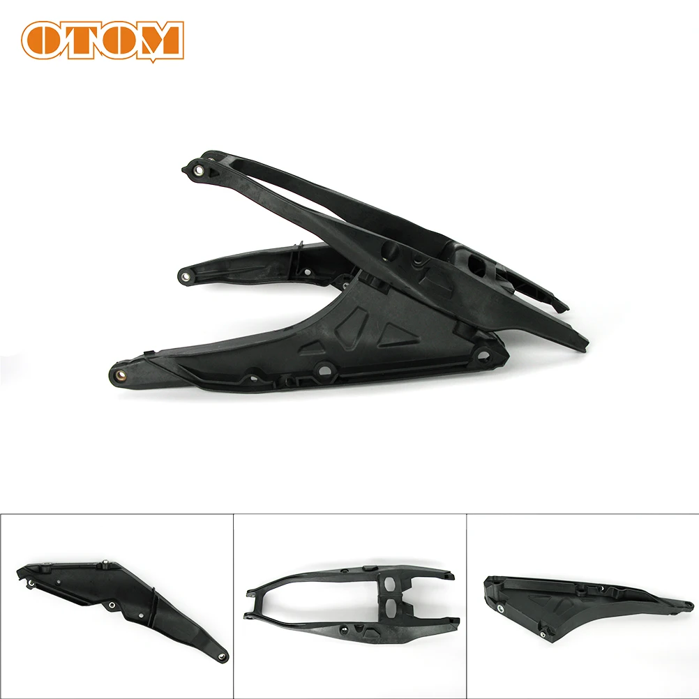 OTOM New Motorbike Subframe Rear Seat Stay Support Tray Shelf Plastic Tailstock Dirt Bike Sub Frame Bracket For HUSQVARNA FC TC