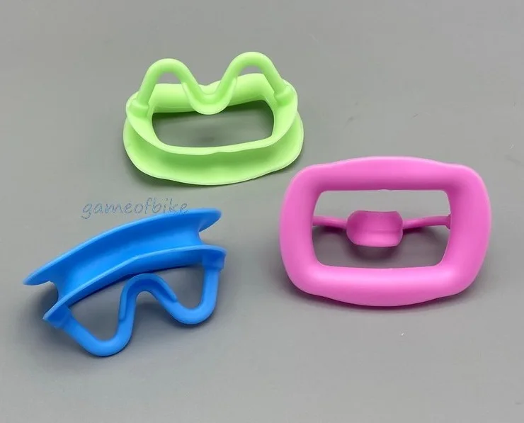 10pcs Dental Teeth Whitening Mouth Props Gag Opener Cheek Retractor Prop Silicone teeth whitening Large Small Non Autoclavable - купить по