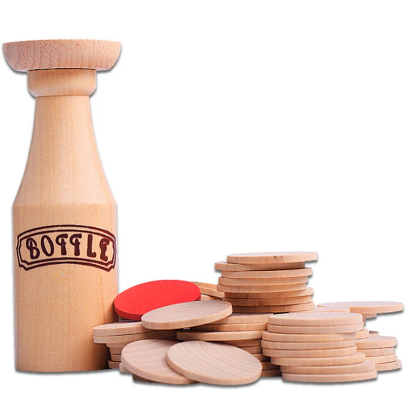 Деревянный блок для укладки детская бутылка вызов головоломка игрушка бар клуб